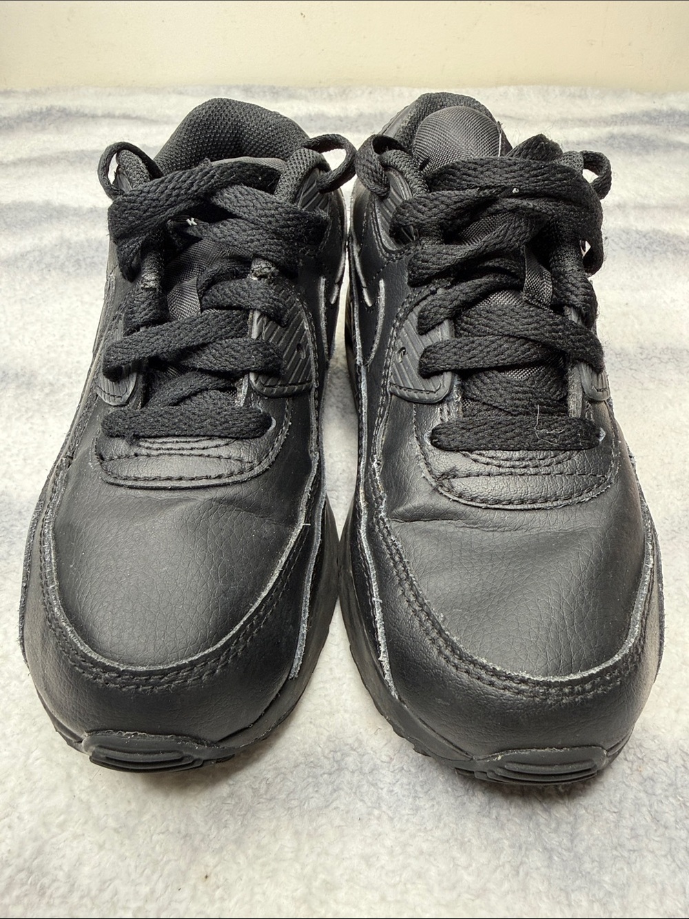 Nike Kids Black Low-Top Lace Sneakers